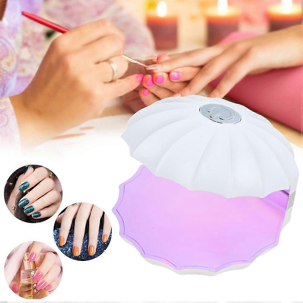 Mini Shell Nail Lamp 18W Portable UV LED Gel Light USB Curing