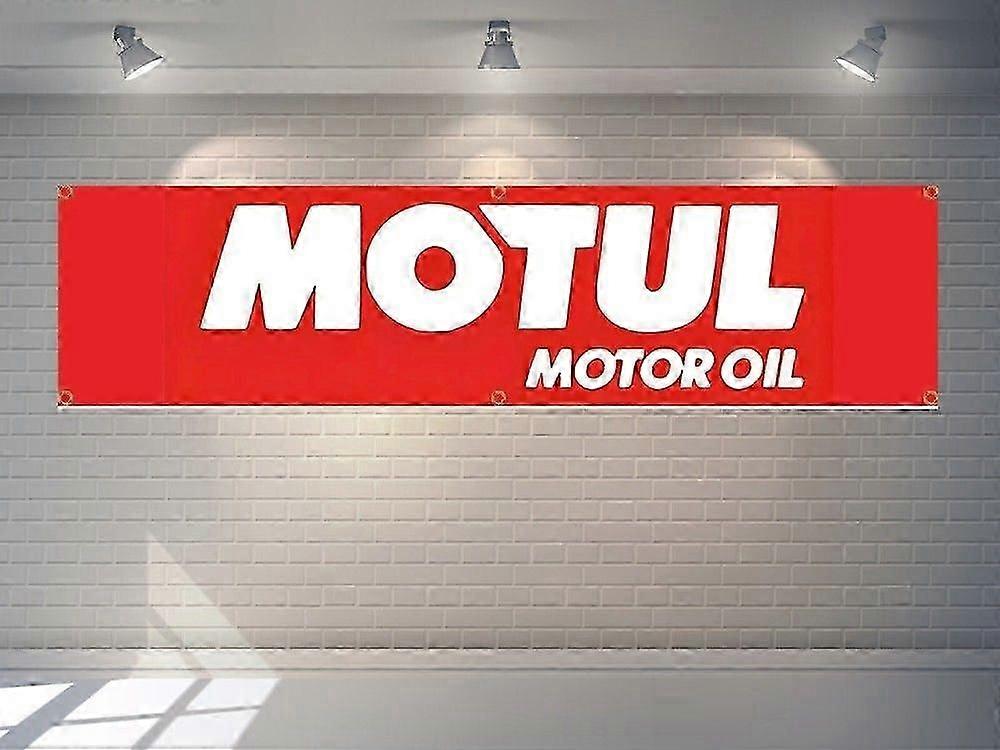 Motul モーター オイル レーシング バナー フラッグ 2x8ft - ガレージ ウォール アート アンプ;屋外ワークショップ Qqto333