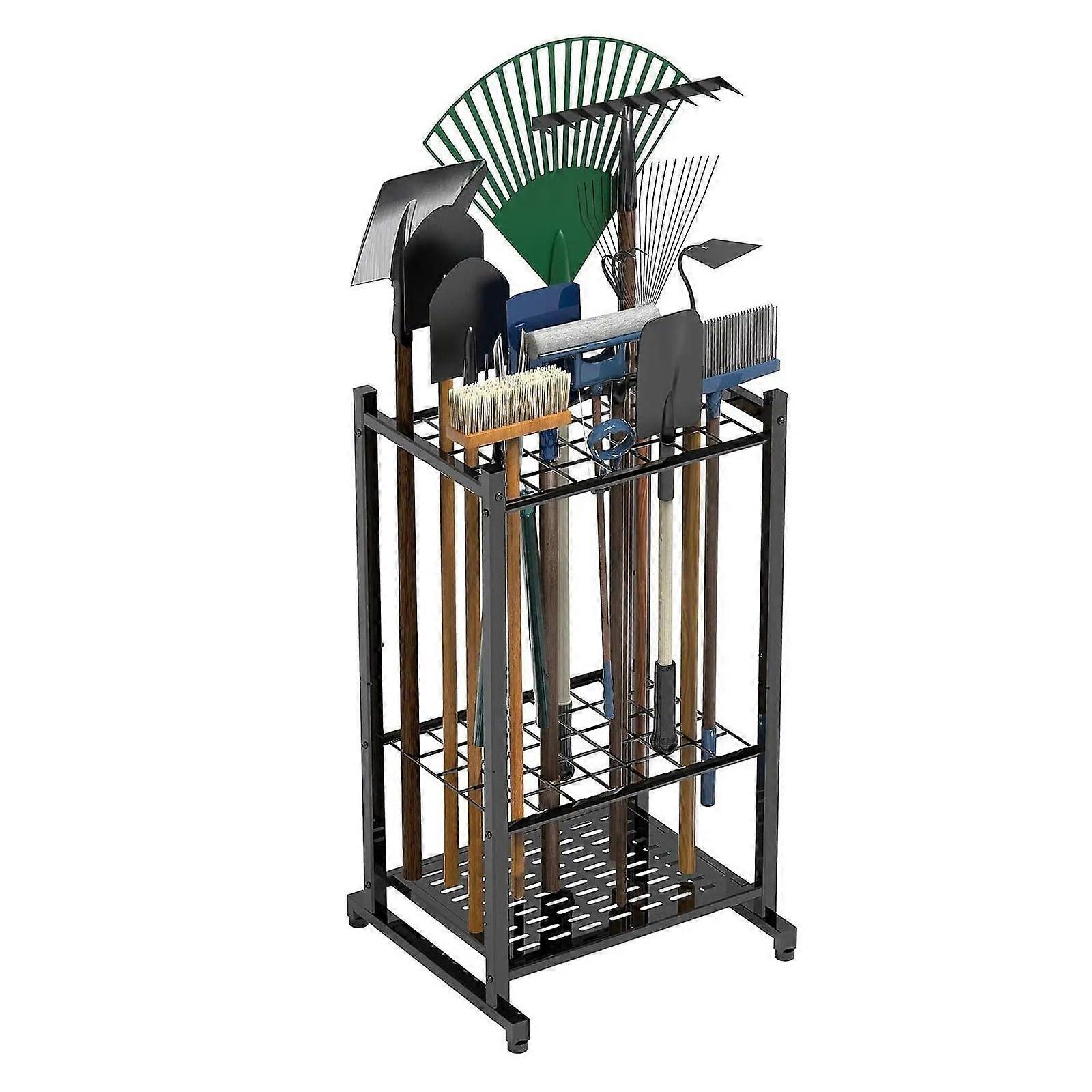 园艺工具存储园艺工具整理器车库工具存储架稳定实用架