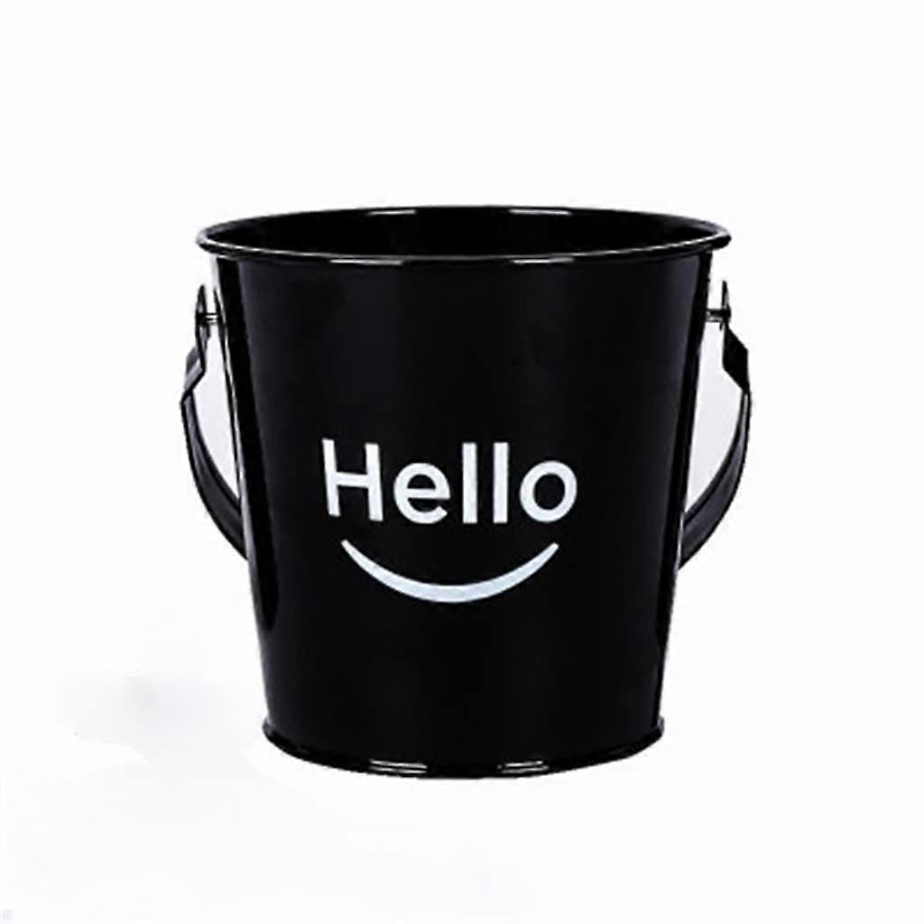 Mini Black Iron Ice Bucket For Keg Use, Bar, Coffee , Party, Beer Cooler