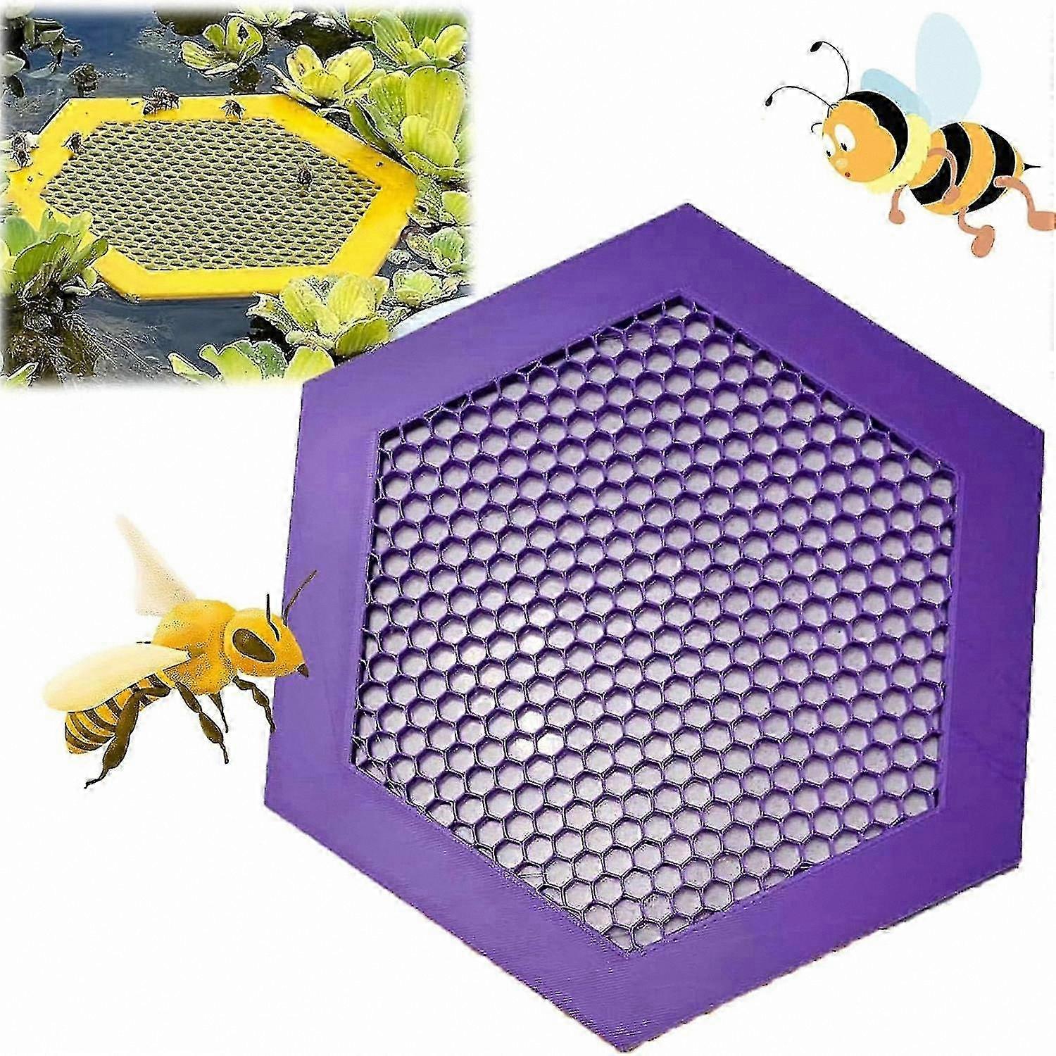 Colorful Bee Water Feeder for Garden Use with Floating Island Design