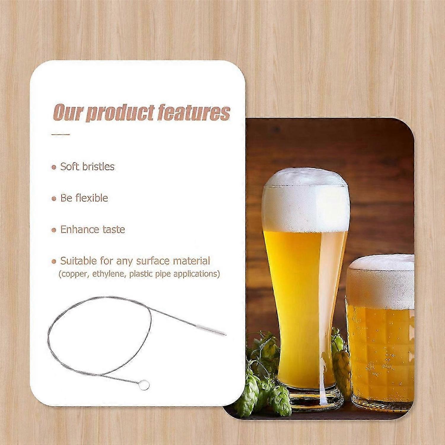 1.5M Inlet and Outlet Pipe Cleaning Spring Long Brush Hose Cleaner