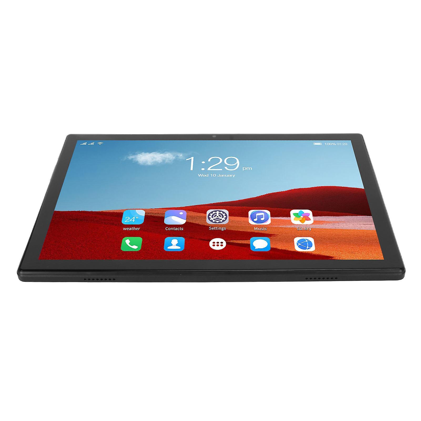 10.1" Android 12 Tablet 8-Core 8GB RAM 256GB ROM Black US Plug