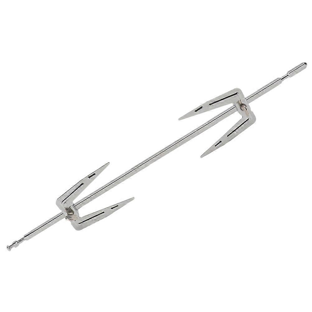 Kitchen Stainless Steel Roast Chicken Fork for Oven 1Set Silver