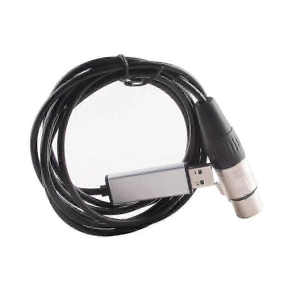 Computer Usb To Xlr Head Interface Dmx512 Dmx 512 Rs485 Control Serial Port Adapter Converter Cabl fg2025031700421