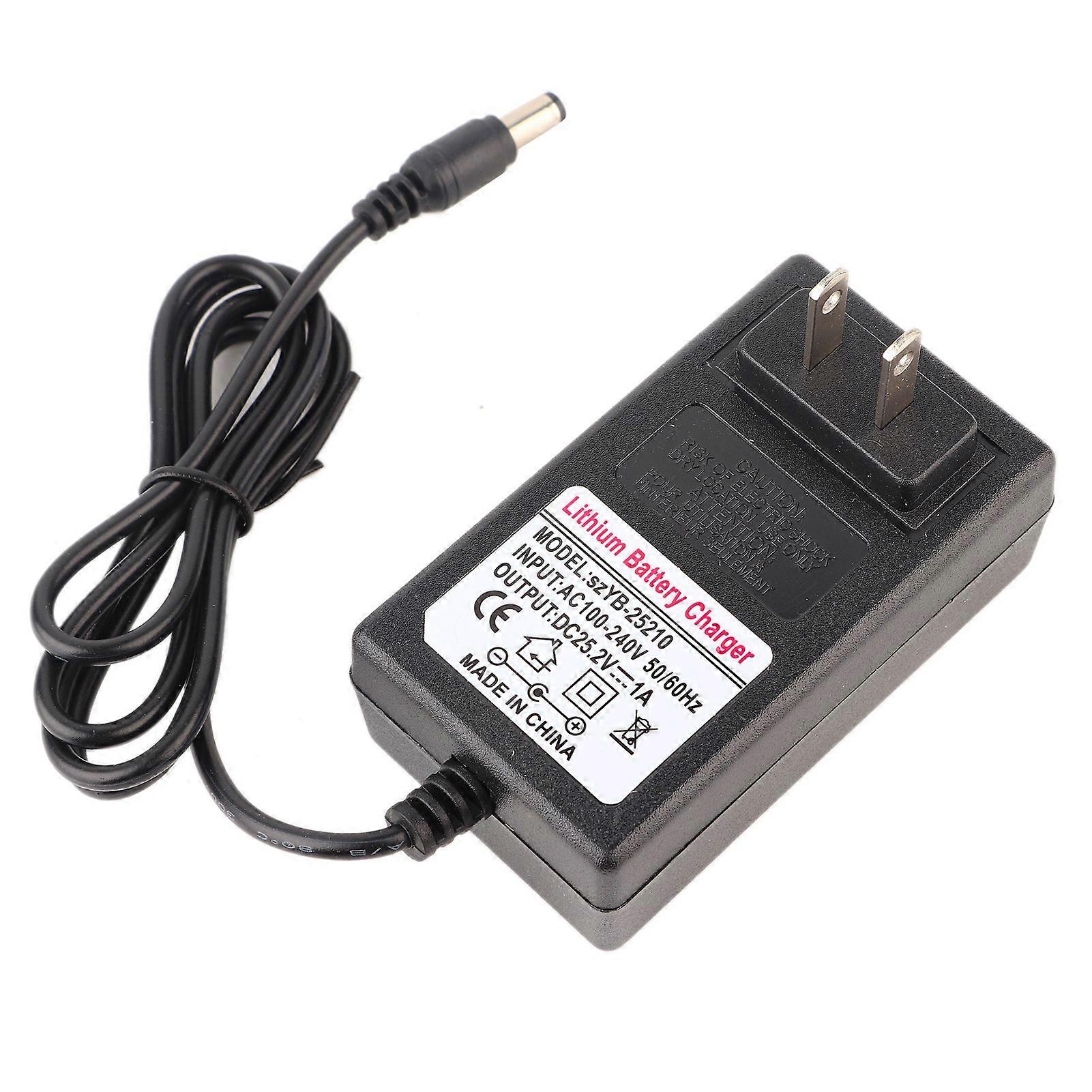 25.2V 1A Battery Charger Power Adapter Charging Power Supply