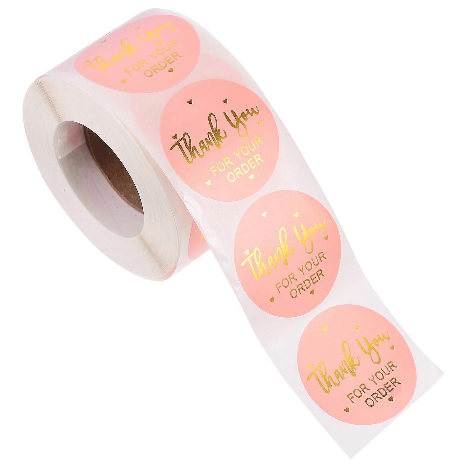 Thank You Sticker Paper Labels for Business Use 500Pcs Mailing Envelope Seals