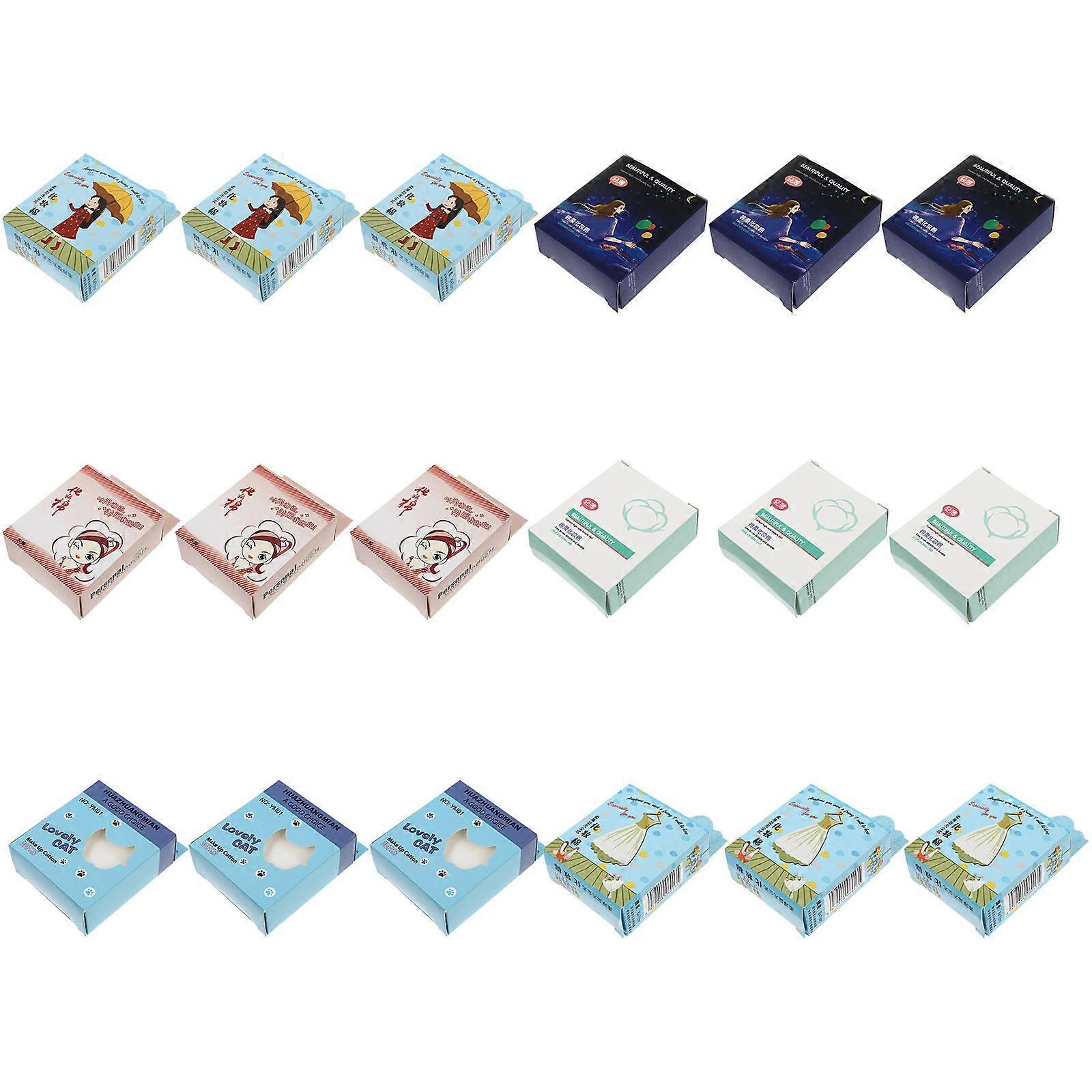 Face Cleaning Puff Comfortable Makeup Pads for Makeup Use 18boxes Soft Material