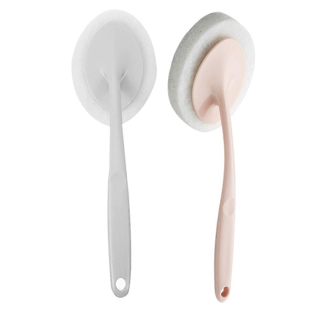 Tile Tub Scrubber Brush with Long Handle for Effective Cleaning 2Pcs Set