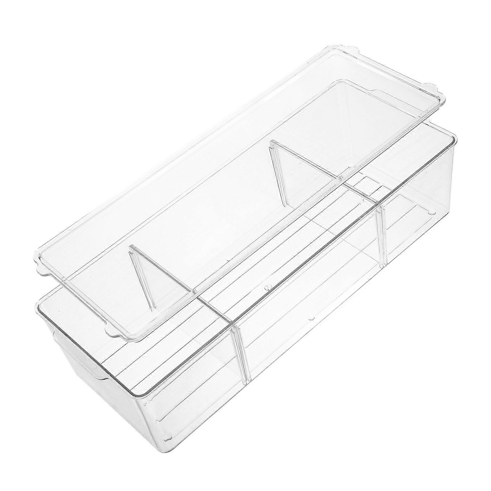 Plastic Storage Box Multi-Compartment Cosmetics Storage Organizer
