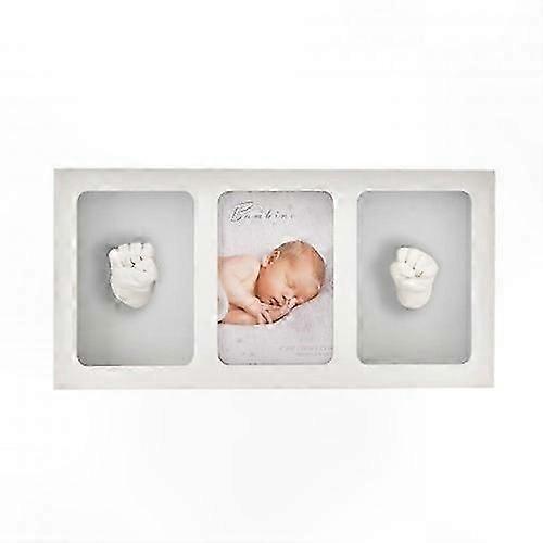 White Triple Picture Frame with Casting Kit for Creative Displays