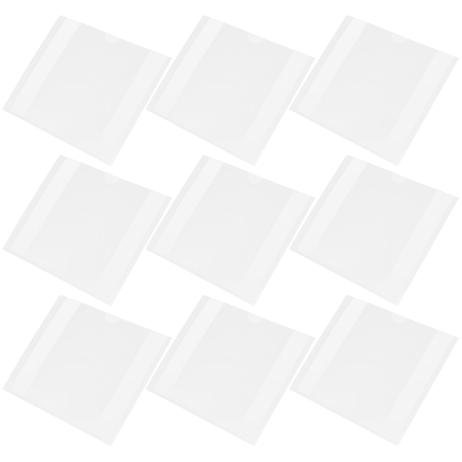 Clear File Bags Document Folder Bag for Home Use 10Pcs Transparent Folders