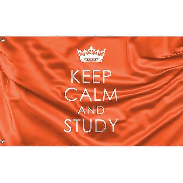 Keep Calm And Study Flag FG1238