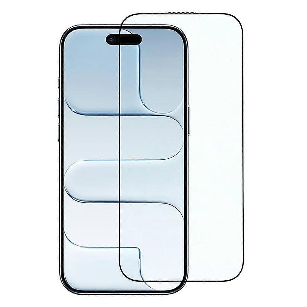 Compatible For iPhone Air Screen Protector Full Coverage Black Edge Silk Printing HD Tempered Glass Film with Dust Mesh