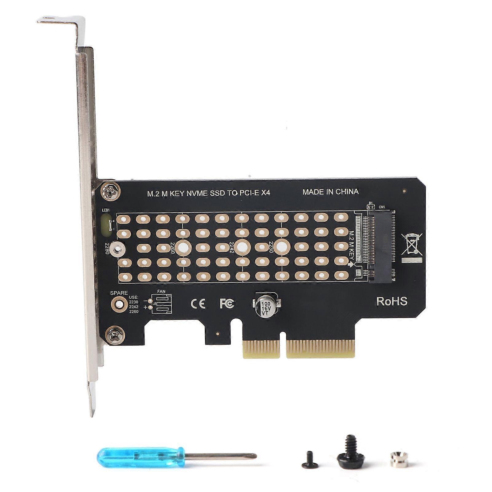 NGFF M.2 NVME Adapter M.2 to PCIE3.0 PCIE 4X Expansion Adapter Converter Card M Key NGFF(PH32 )