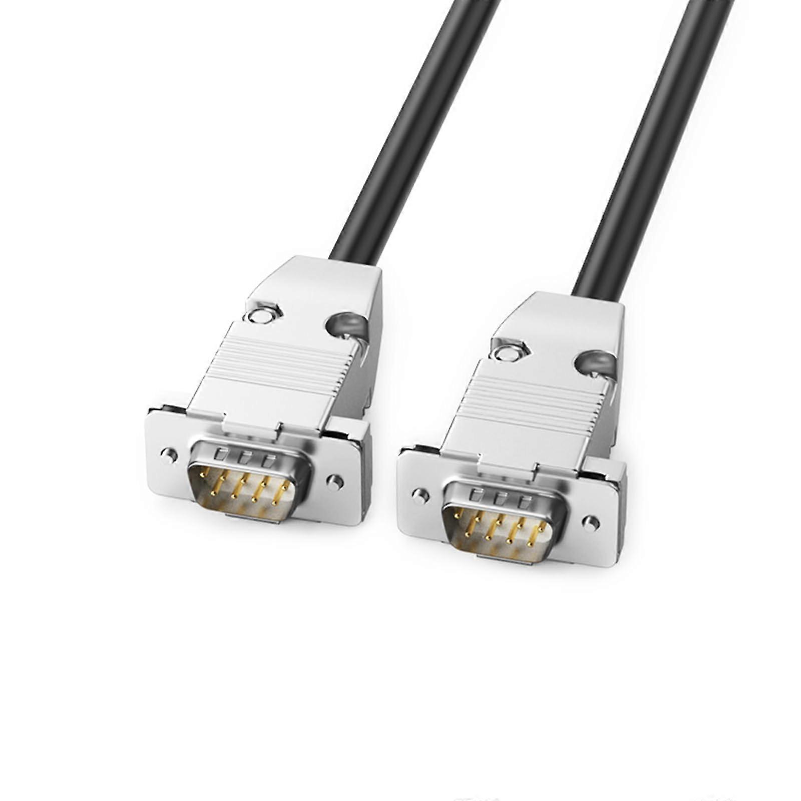 28AWG 9Pin RS232 Data Cord Shielded Cable M/F, M/M, F/F Connectors For Aviation Research