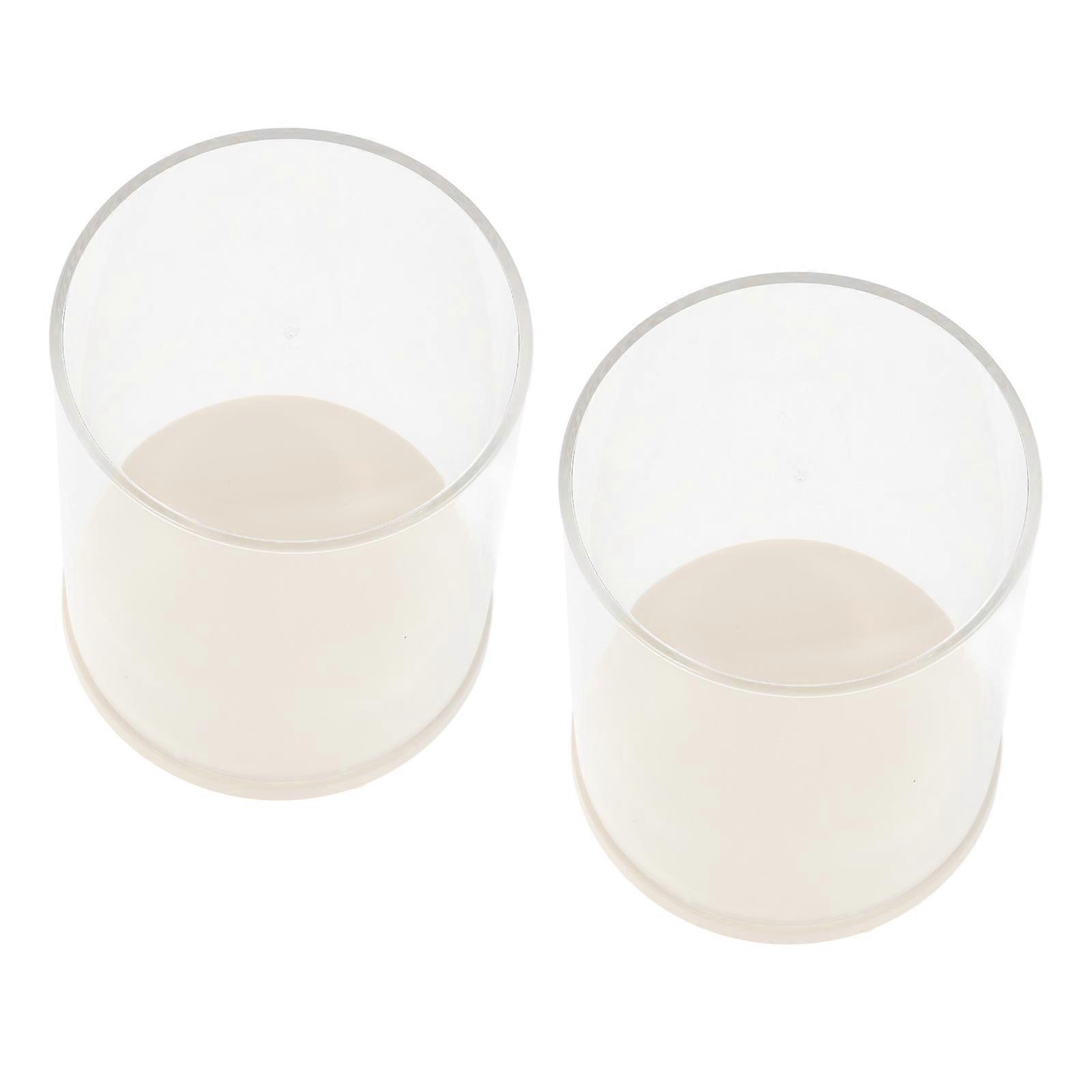 Stackable Transparent Storage Box for Display with Lid 8Pcs Set