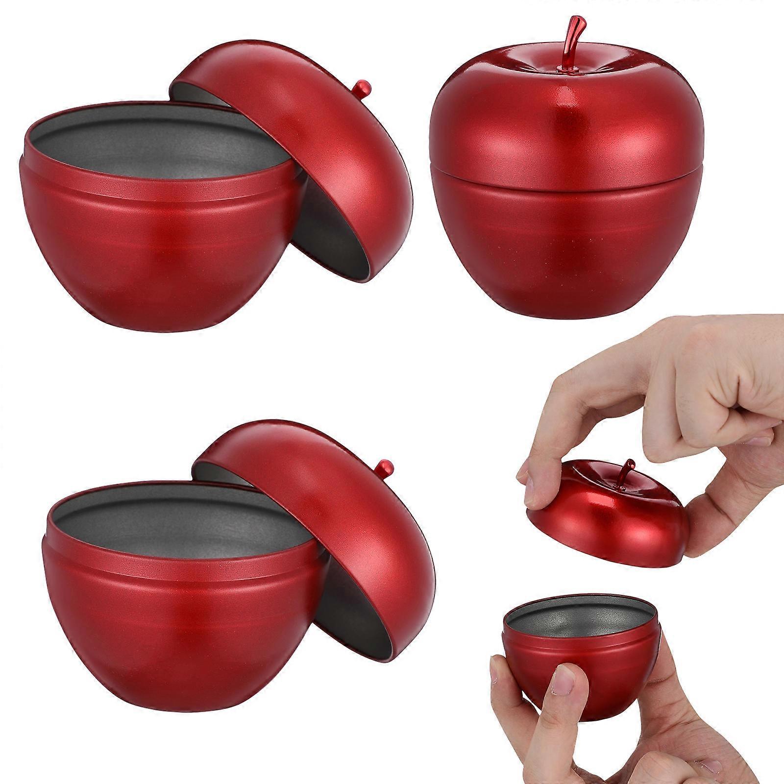Multi-Function Tea Jar Apple-Shape Candy Containers for Game Use 12Pcs