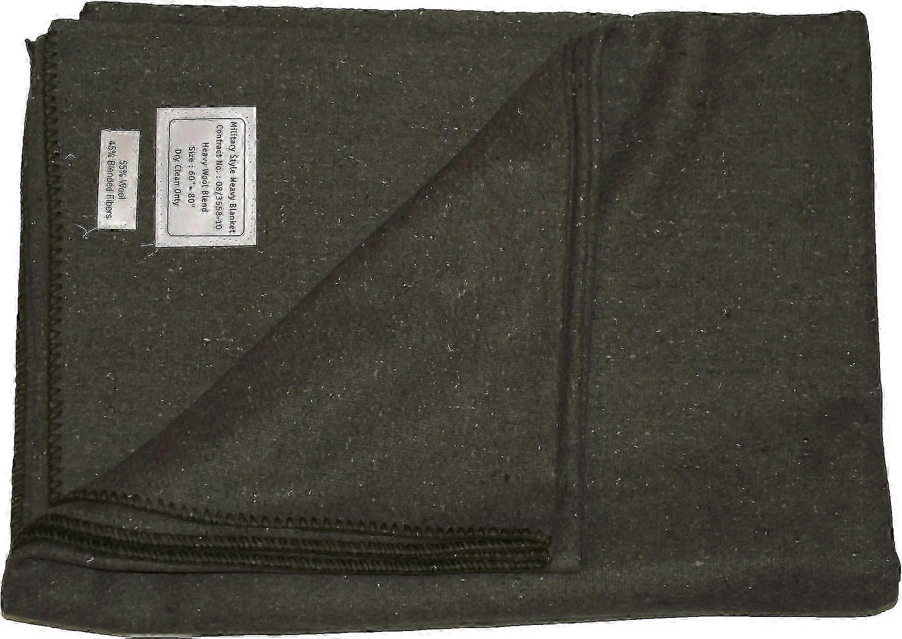 New Military Army Rescue Style Heavy Wool Blanket 2025