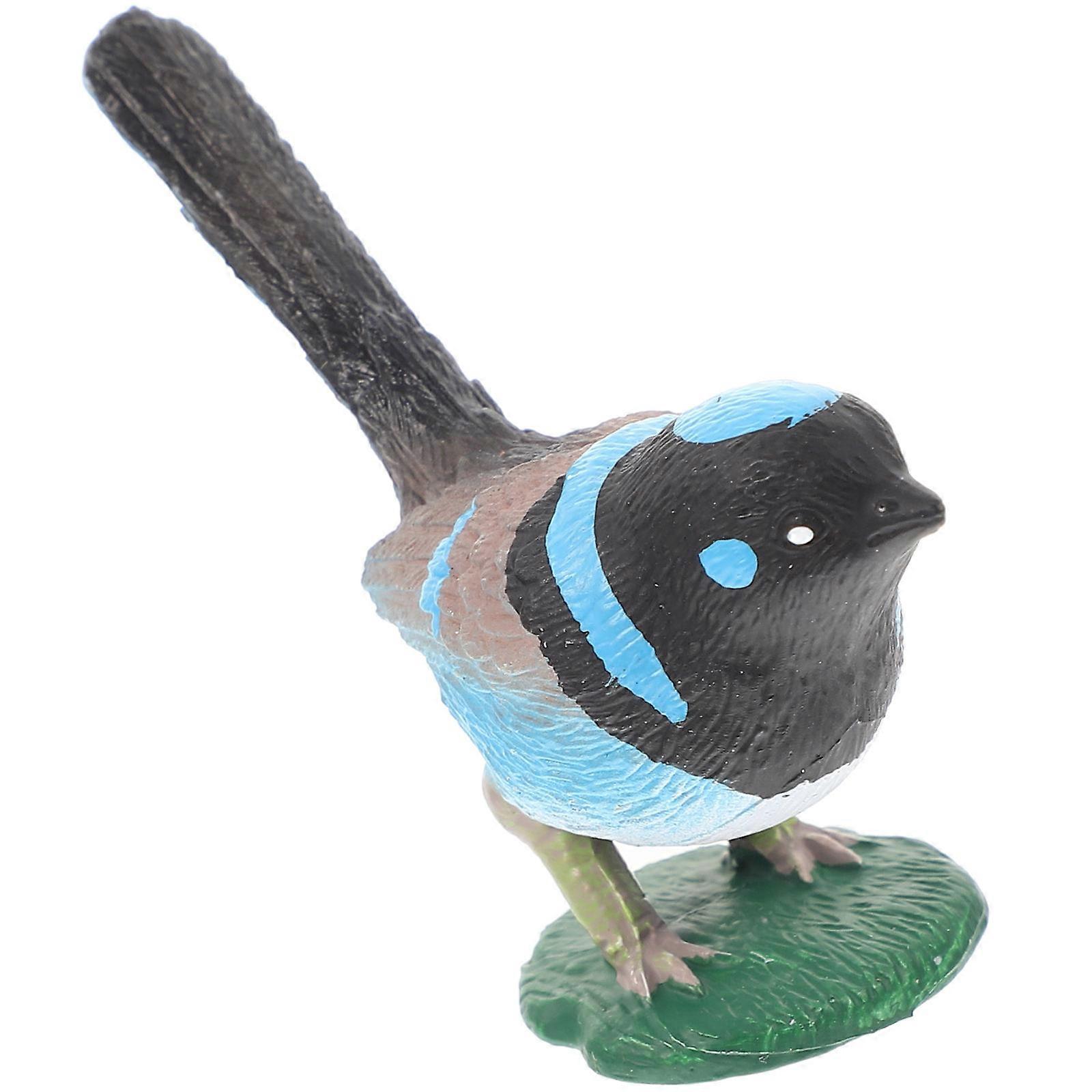Simulation Bird 5Pcs Multi Craftsmanship Feathered Bird Sculpture for DIY Use