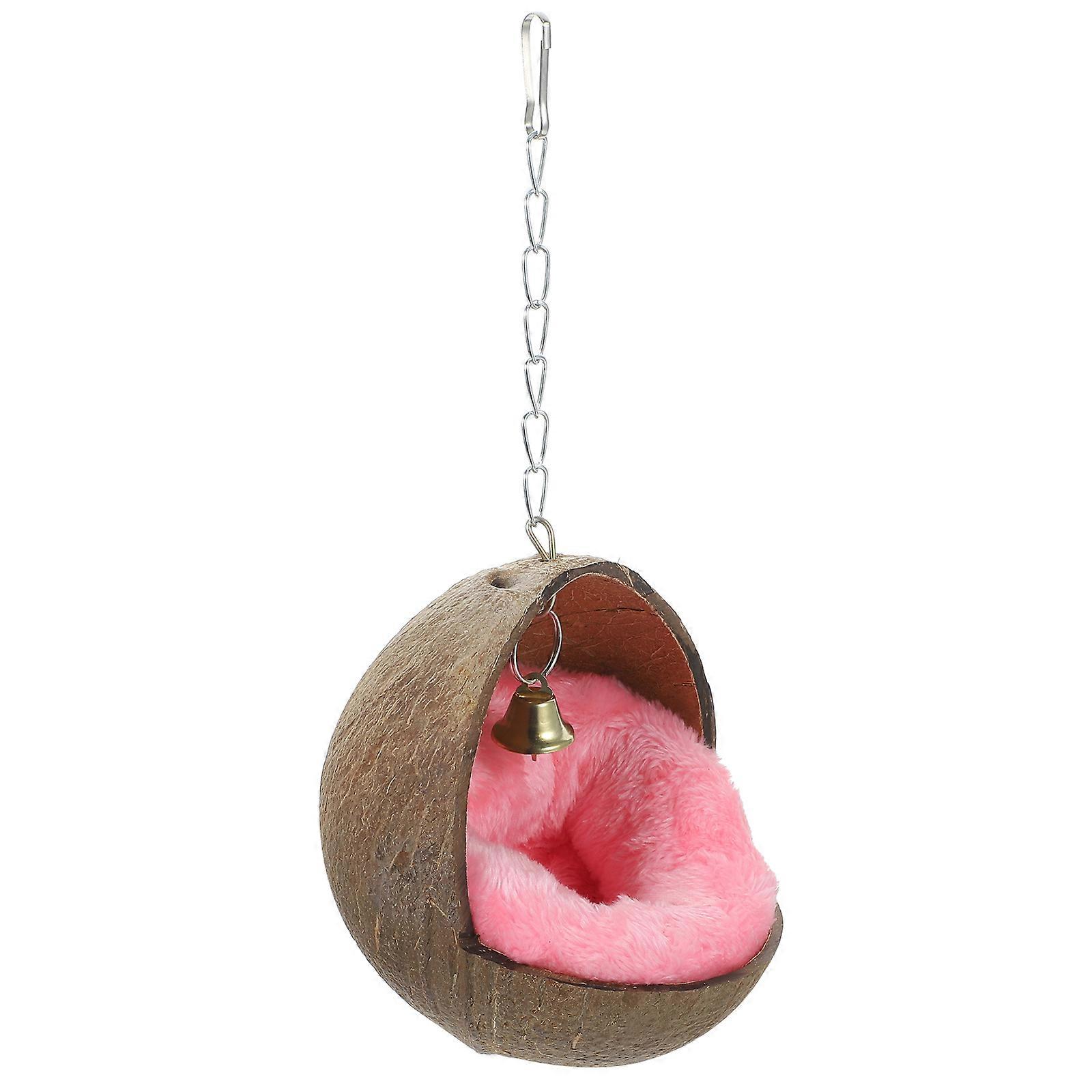 Coconut Shell Hamster Bed for Sleeping 2Pcs Assorted Color Nest Cushion
