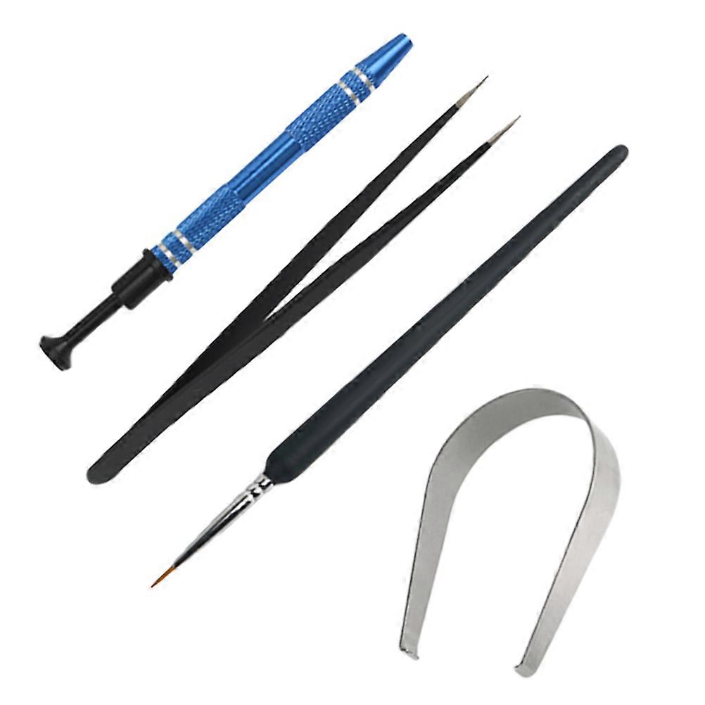 Mechanical Keyboard Tool Brush and Tweezers for Switch Lube 2Sets