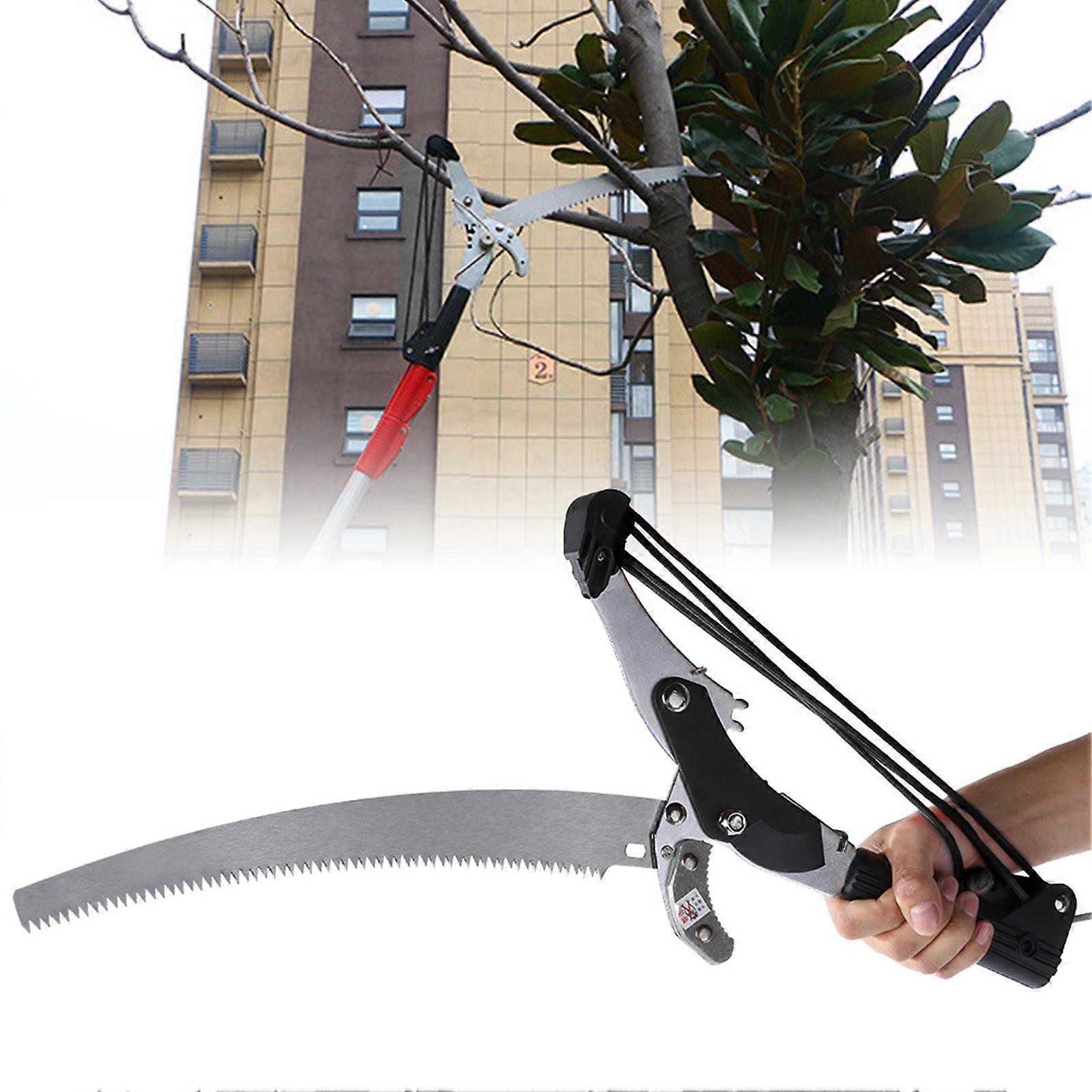 Telescopic Pruning Shears with 4m Rope, 37cm Blade, Dual Use