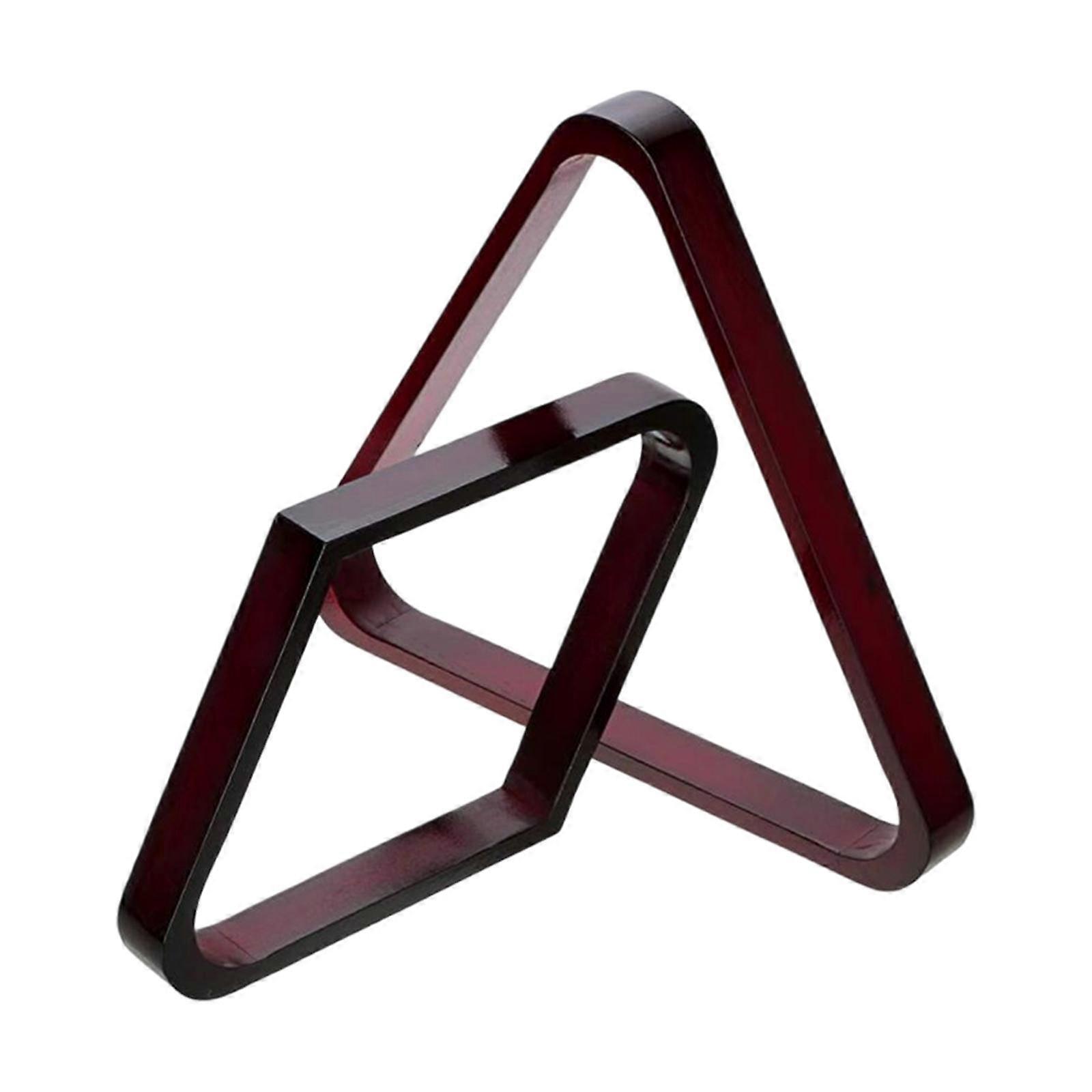 2x Flat Billiard Ball Rack Set Diamond Rack Triangle Rack Accessory Snooker Red