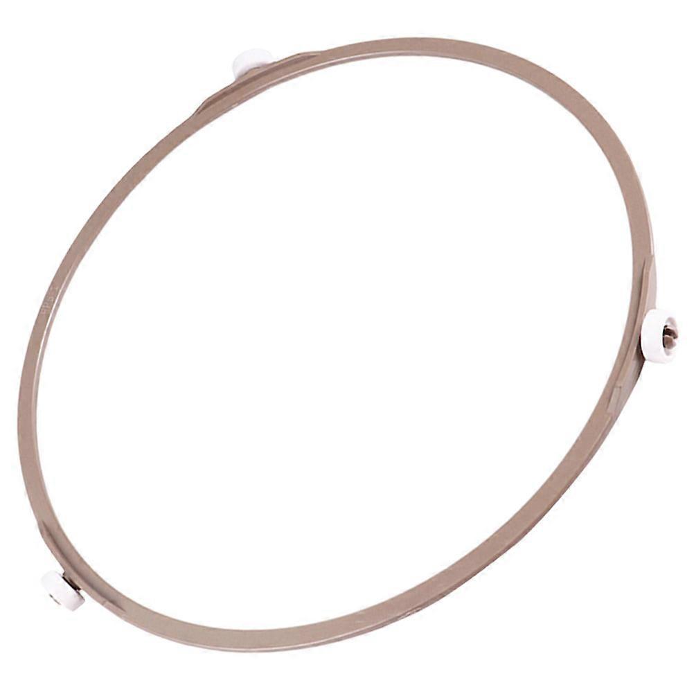Microwave Plate Roller Ring 4Pcs Designed For Microwave Oven Light Brown Color Even Heating Kitchen Use