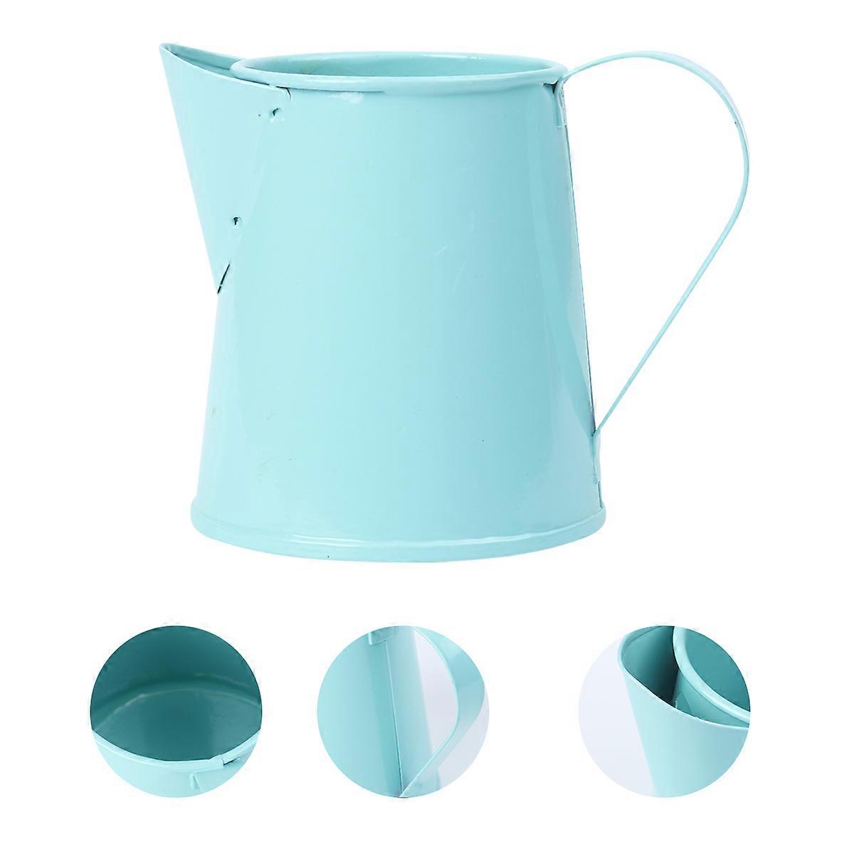 Multifunctional Flower Pot Iron Material Plant Decor 1Pc