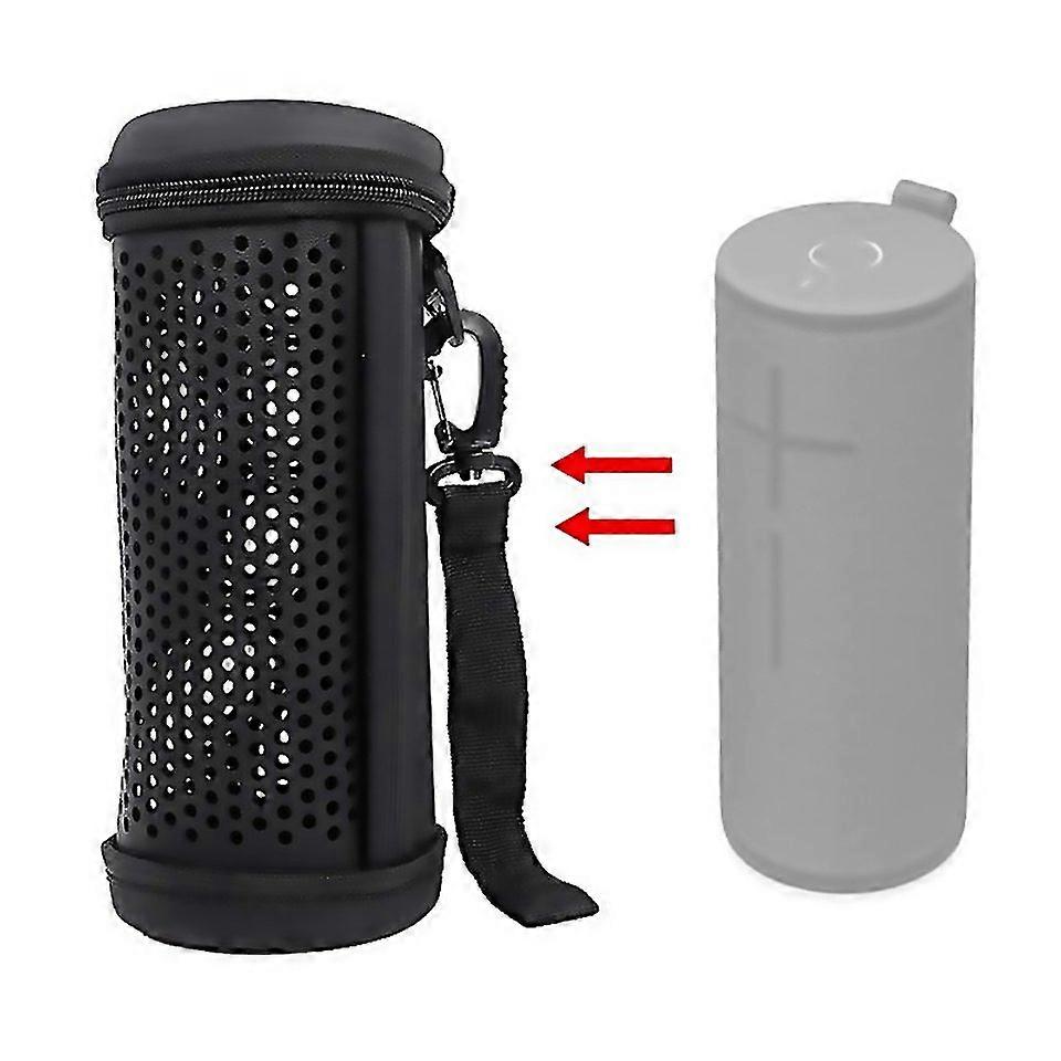 For Eva Bluetooth Speaker Hollow Protective Case Portable Bag For Logitech Ue Megaboom 3black