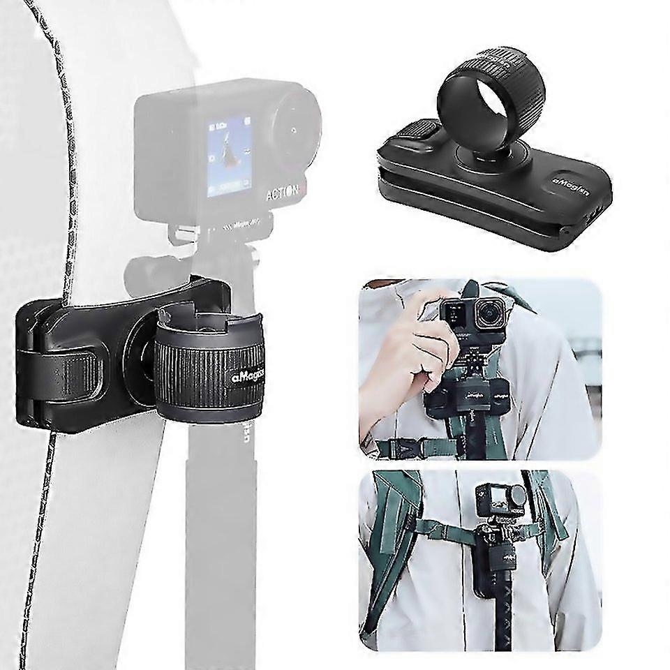 For Amagisn Selfie Stick Hanger Action Camera Backpack Quick Attachment For Insta360 Dji Gopro