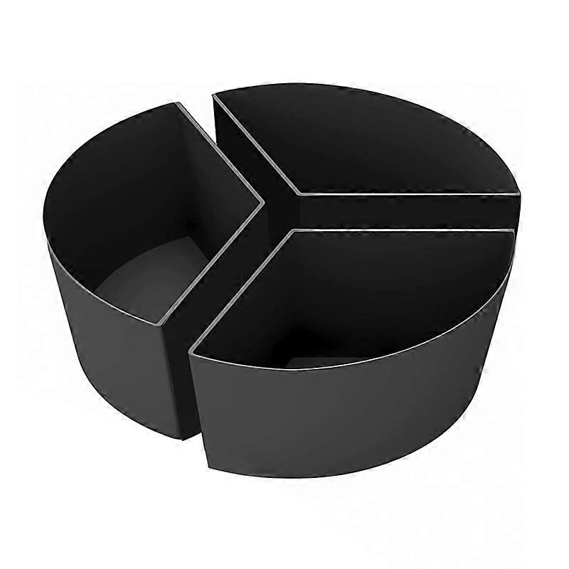 Slow Cooker Liners, 3-in-1 Silicone Slow Cooker Divider (Black)