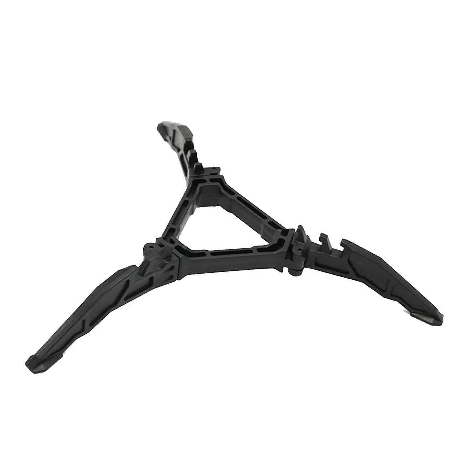 Stable Outdoor Cooking Stand Adjustable Angles Folding Flat Stove Holder for Canisters Nonslip Base Rubber Pad Black