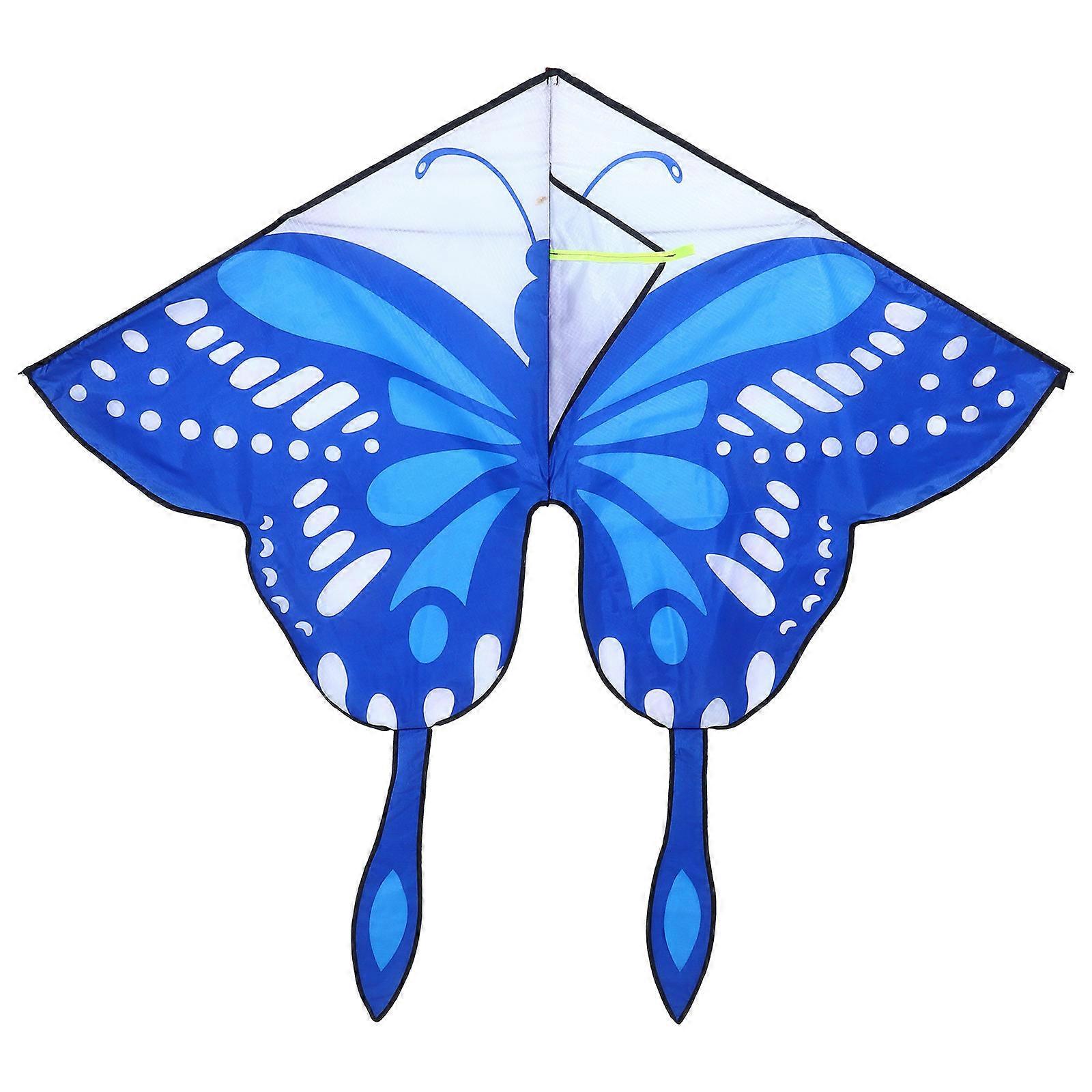 Kite for Children Creative Shaped Kite for Kids Playing 1Pcs Blue