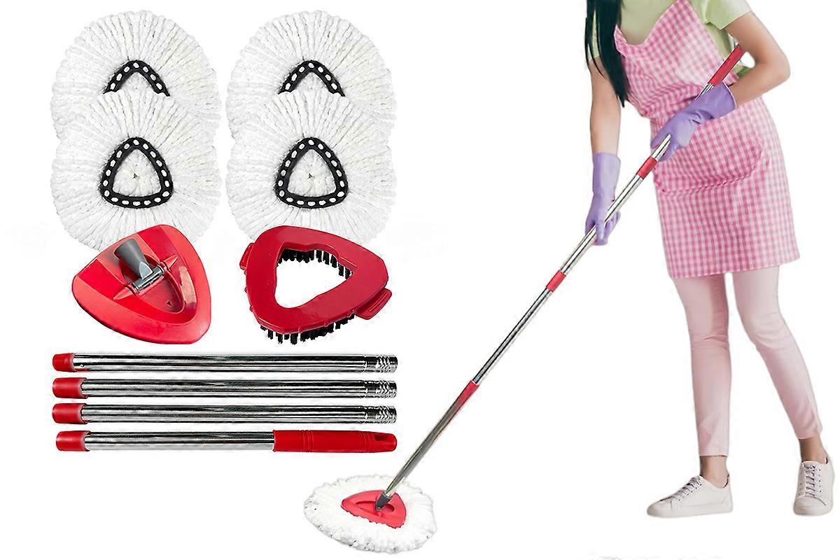 Replacement Spin Mop Head Set Compatible with O-Cedar EasyWring Spin Mop