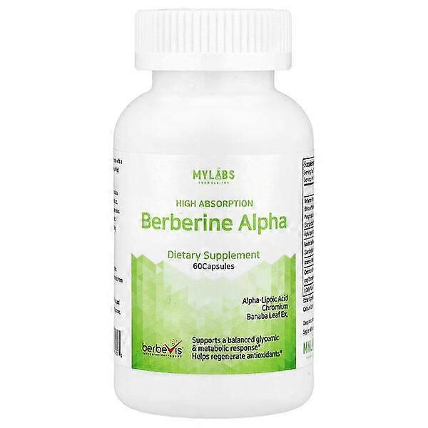 Mylabs, Berberine Alpha, High Absorption, 60 Capsules
