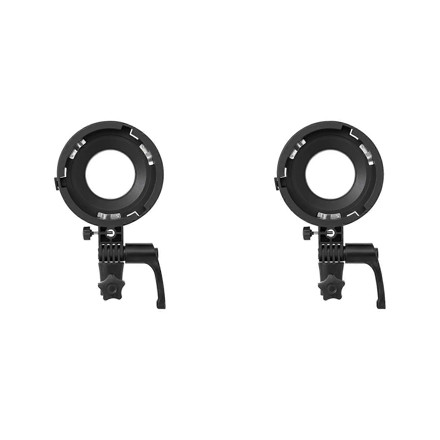 2X Mini Mount to Bowens Mount Adapter Quick Set-Up for YONGNUO YN150 IFOOTAGE 60/130 NANLITE Forza 60 Softbox MB02