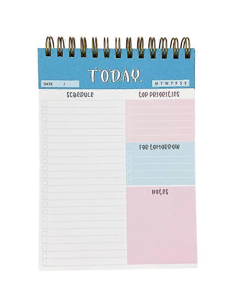 ZENGO Daily Planner Notepad,52 Page Daily To Do Planner Book A5,Daily Schedule To Do List Daily Planner Organizers Undated Daily Planner Notebook