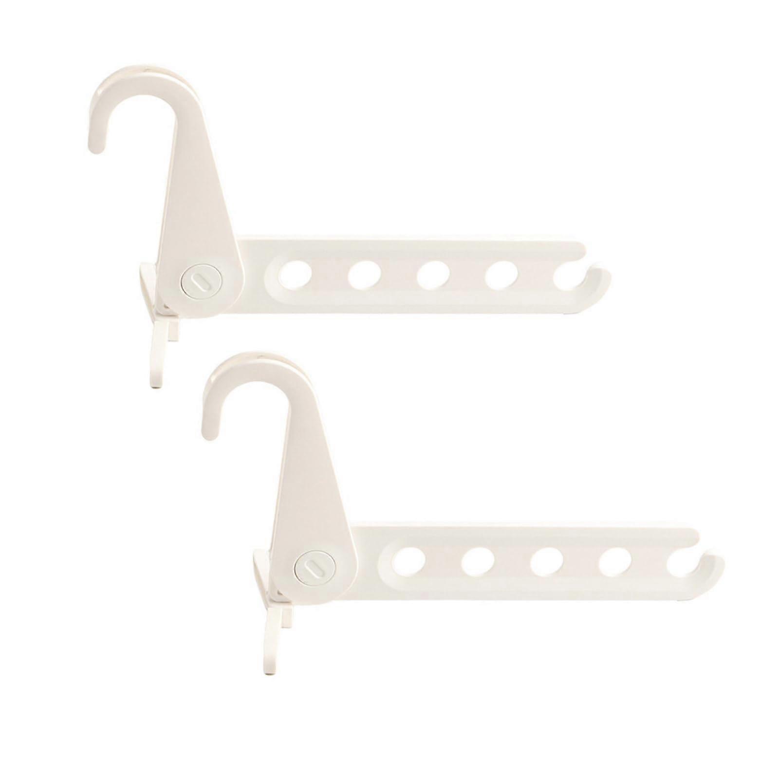 Extendable Closet Organizers 2Pack SlipResistant ABS Mounts For Laundry Room Minimal Assembly Portable Clothes Drying Hook