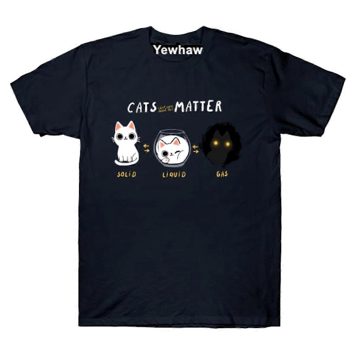 Cats Matter - Funny Science Kitty - Physics Cat T-shirt Science Cat Tee