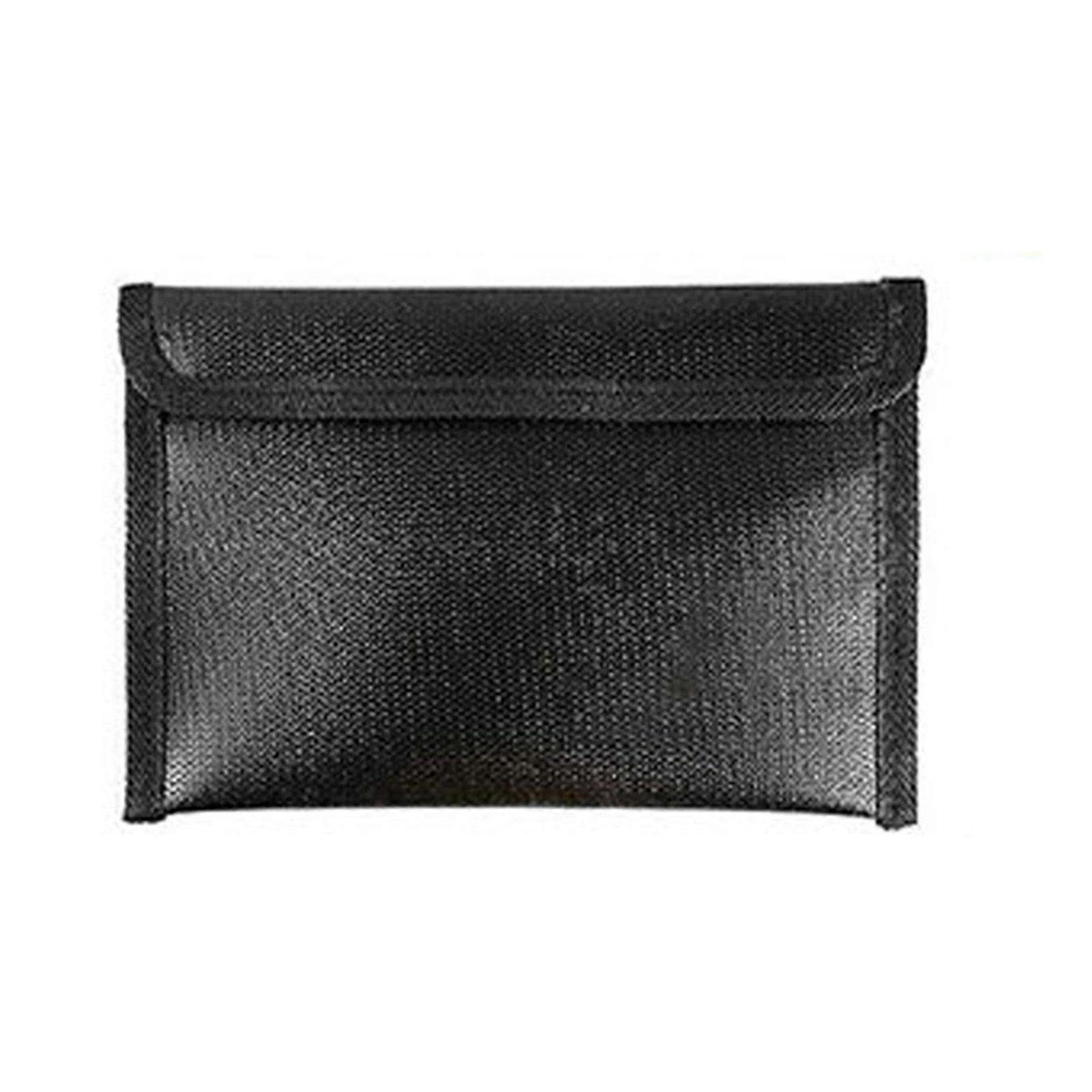 Jikaix 2000 Fahrenheit Fireproof Document Bag Waterproof Money Bag with Zipper Important Document Organizer Pouch for Valuables Legal Documents Cash