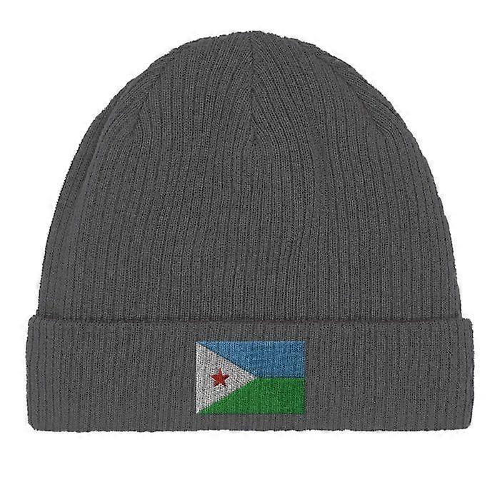Djibouti Flag Cap in Grey
