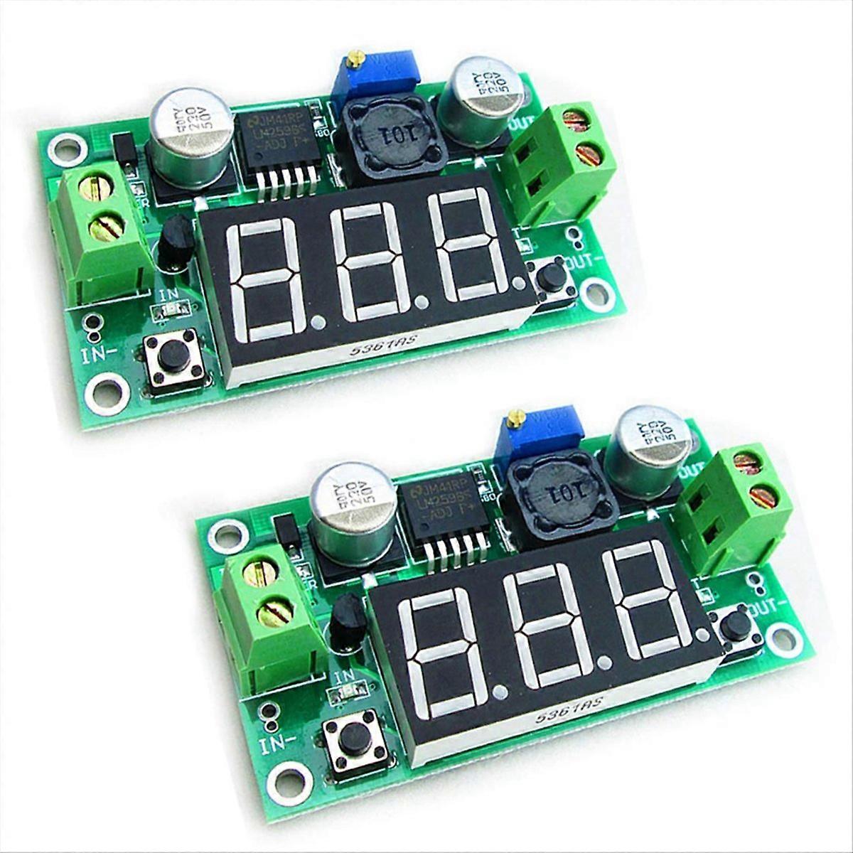 2Pcs LM2596S DC-DC Step-down Power Supply Regulator Module