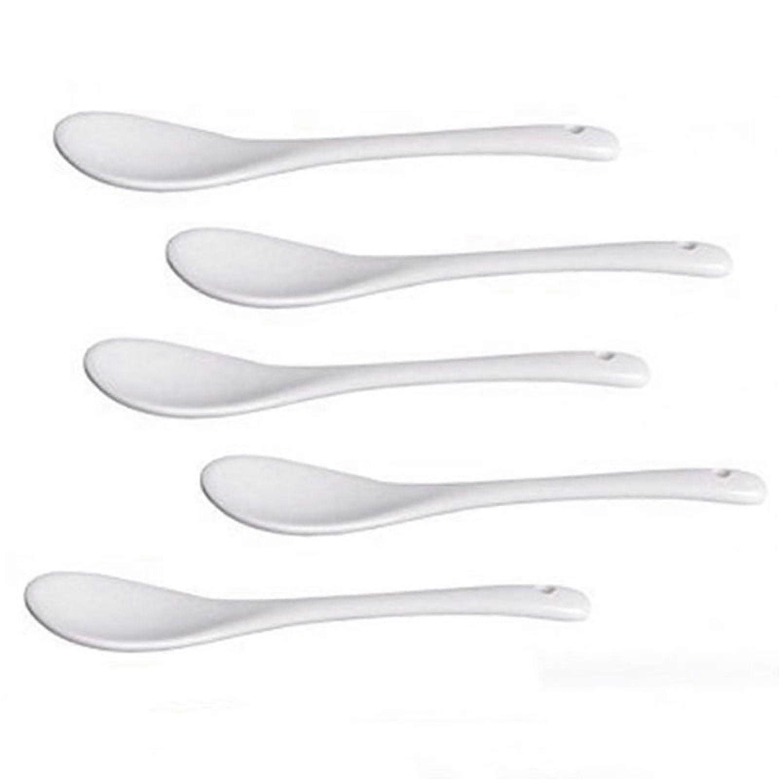 Gear GO Glossy Solid Ceramic Teaspoon (5 Count)