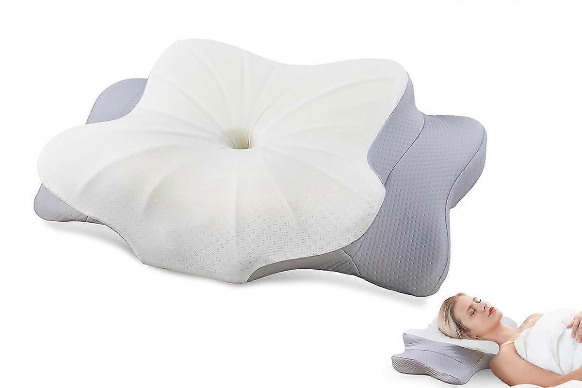 Cervical Pillow Memory Foam Neck Support for Side Back Stomach
