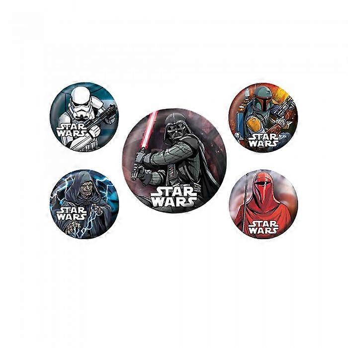 Star Wars Dark Side Badge Set (Pack of 5)