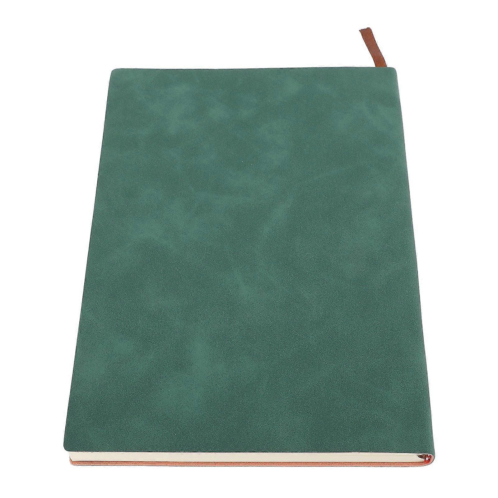100 Sheet Notebook PU Leather A5 Lined Notebook Portable Lightweight Journal Notebook for Note Taking Business Office Dark Green