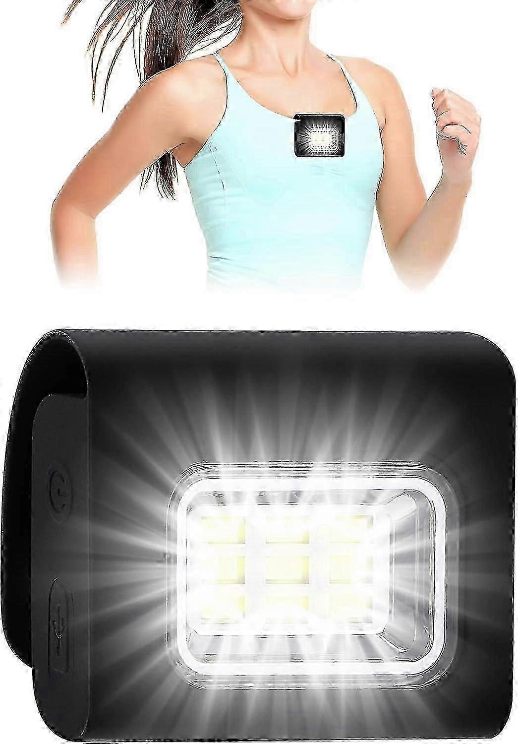 Running Lamp, Chest Light For Running, Usb Rechargeable Led Chest Lamp Mini Led Night Light With 4 Lighting Modes Running Lamp