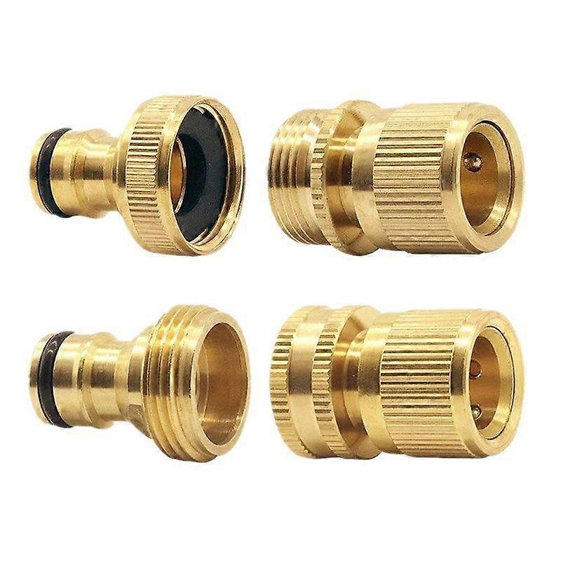 Nya stilar Mässing Vattenslang Koppling 3/4 Snabbkoppling Slangkoppling